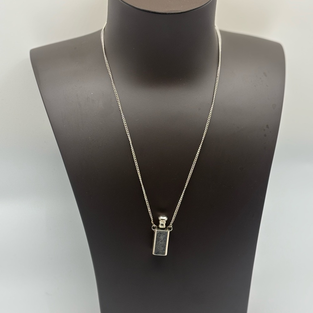 Vintage sterling Elixir Pendant necklace